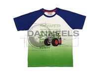 T-shirt enfant dégradé de vert
